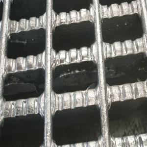 China Metal Building Material Serrated Grating Galvanized Aluminum on sale