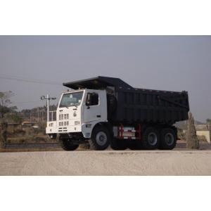 China Sinotruk HOWO 70Tons mining dump truck / mining tipper truck for base Rock on sale