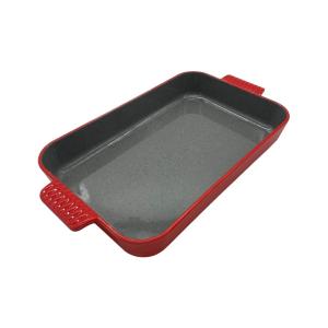 Square Lobster Plate Serving Tray Dinner Party Large Capacity Bowl With Two Ears