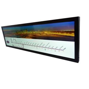 36.6 Inch Stretched Bar LCD Panel Ultra Wide High Brightness Narrow Side Design
