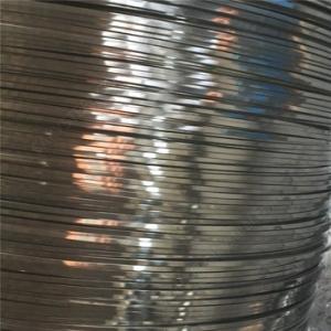 Cheap Soap Coated Stainless Steel Flat Wire Flat Metal Wire For Binding Carbon for sale