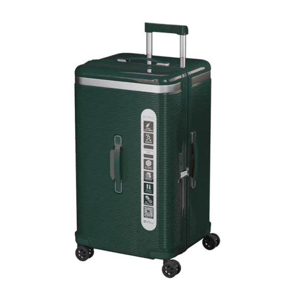 Design Fashion Travel Bags Luxury 20 Inch PC 4 Spinner Carry-On Luggage with Silent Wheels and Front Open Feature TSA Lock