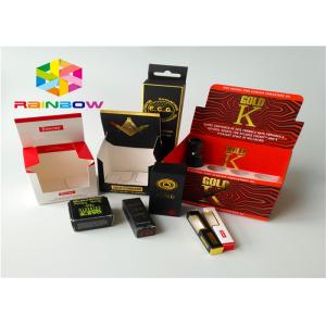 Embossed Printing Paper Box Packaging Small Commodity Product With Window