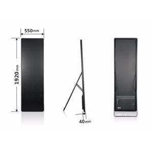 P1.935 Indoor Advertising LED Screen Floor Stand TV Display for Commercial