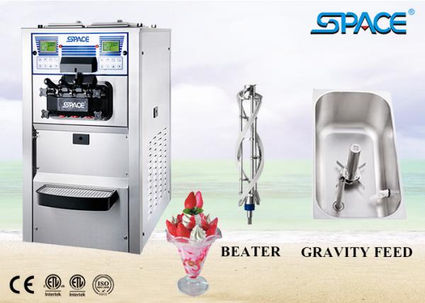 Quality Soft Serve Ice Cream Frozen Yogurt Maker Machine Stainless Steel Strong Structure wholesale