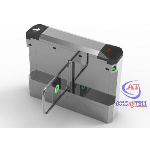 Electric Flap Barrier Gate Mechanism RFID Stainless Steel Access Control