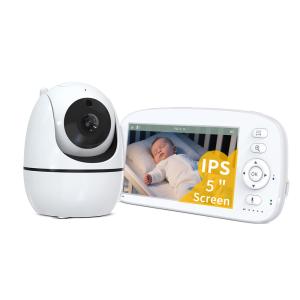 HD Baby Monitor with Temperature Monitoring Eco Mode and Customizable Color for