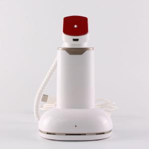 COMER Mobile phone gripper security alarm desk display charger stand with metal