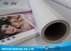 Cheap Photographic Polyester Canvas Rolls 280gsm , Digital Printing Pure Polyester Fabric for sale