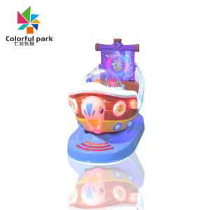 Kids Car Simulator Game Machine Business Home Shake Car Pirate Ship Swing