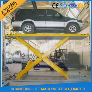 China Hydraulic Scissor Car Lift For Home Garage on sale