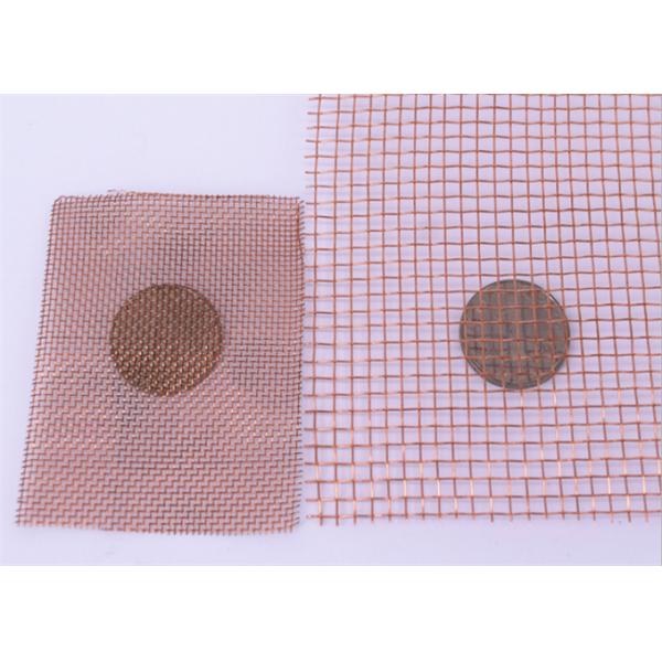 2mm Wire Diameter Woven Copper Mesh 28mm Mesh Size Faraday Cage Use