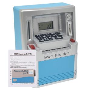 KIDS ABS MATERIAL PIGGY BANK PASS WORD BANK SAFE DIGITAL COUNTING INTERNATION