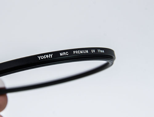 Waterproof Matt Black Aviation Uv Protector For Camera Lens , Ultraviolet Lens