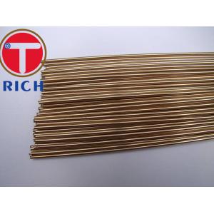 China Precision Seamless Steel Tube , Water Gas Capillary Straight Copper Pipe on sale