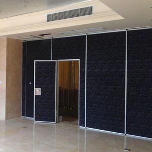 China Commercial Operable Sound Proofing Wooden Partition Wall With Aluminum Frame on sale