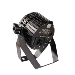 Indoor 7x3 Watt 23W RGBW 3 IN 1 Mini LED Flat Par Can Light Professional Stage