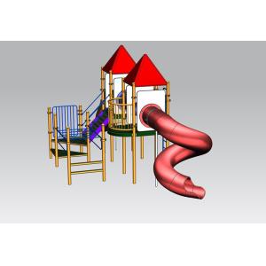 Tube Slide Playground Rotomoulding Mould Plastic OEM Size