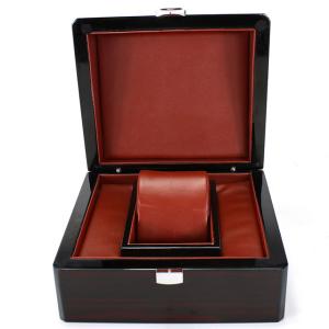 Customized Glossy Watch Box Wooden Watch Display Box 250*200*250mm Size With