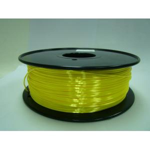 Yellow Colors 3D Printer Filament Polymer Composite ( Like Silk ) 1.75mm / 3.0mm