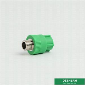 Equal Shape Male Threaded Coupling , Welding PPR Male Threaded Socket