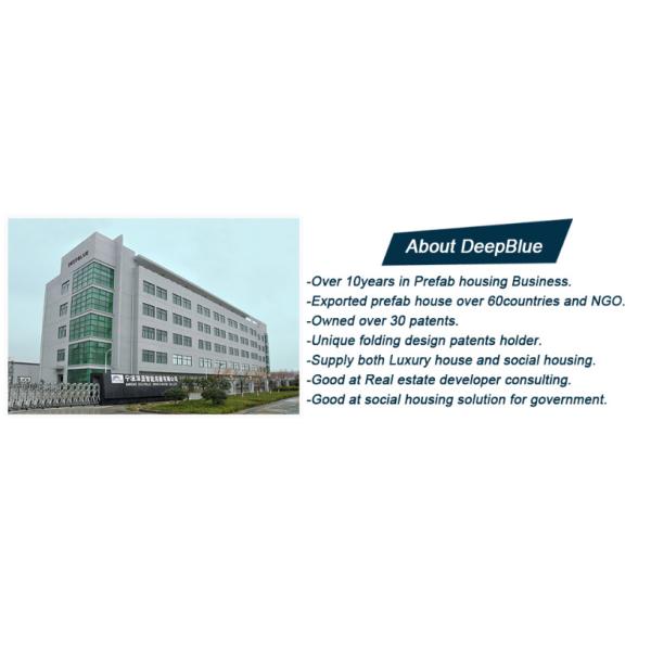 High Acoustic Insulation Prefab Bungalow Light Gauge Steel Frame Single Family Homes One Floor House