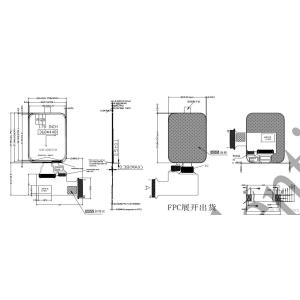 1.78 Inch AMOLED LCD Display With 368*448 Resolution QSPI Interface High