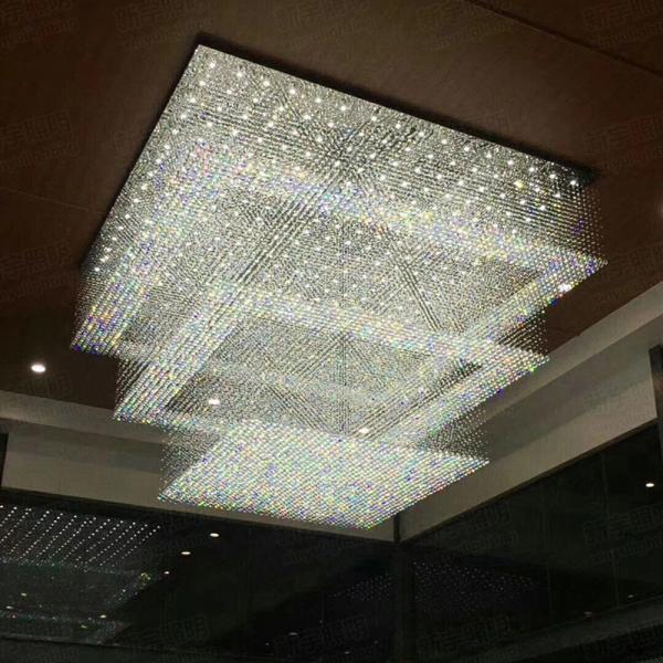 Modern Design Large Crystal Chandelier Hotel Lighting AC110V 220V Hotel Contemporary chandelier(WH-NC-106)
