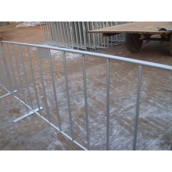 hot dip galvanized bicycle removable Crowd Control steel Barrier manufacture 1100mm*2000mm 38mm round tube