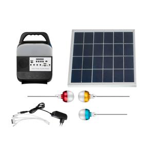 Portable 9W / 6V Solar Power Home Lighting System 8000Mah Energy Saving Light
