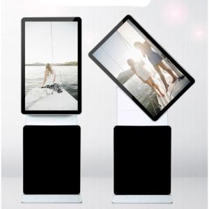 Rotatable 32 Inch Floor Standing LCD Advertising Display With Split Display