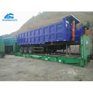 35m3 Cargo Box Tipper Semi Trailer HYVA Lifting System