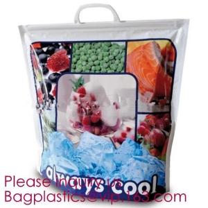 Aluminum Foil Insulated Cooler Bags Waterproof Folding Thermal Lunch Bag,Zip