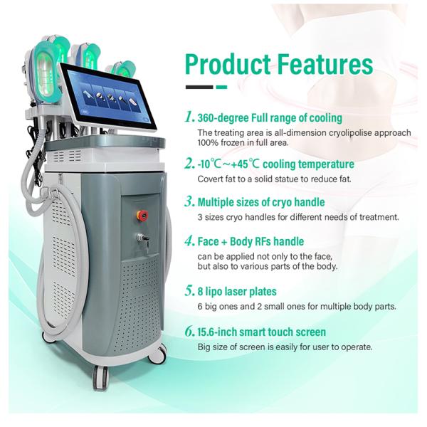 2025 New Cryolipolysis Fat freezing 360 Cool Body Sculpt +Cavitation+Lipolaser+Vacuum 9 in 1 Multifunctional Weight Loss Slimming Machine on Sale