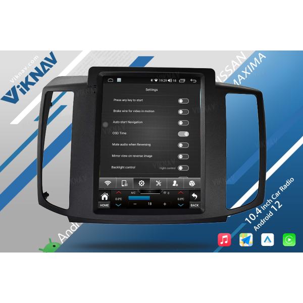 2008-2012 Nissan MAXIMA Double Din Bluetooth Head Unit Car Stereo Replacement