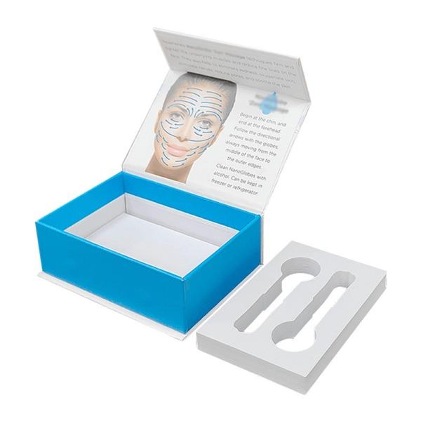 Quality Flap Box Custom Luxury Magnetic Packaging Skin Care Product Foam Insert Magnet Box wholesale