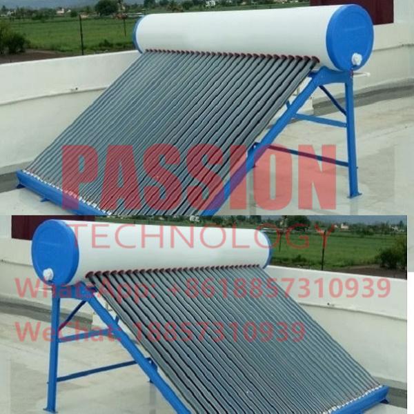 Quality 200L Non Pressurized Solar Water Heater 300L White Outer Tank Solar Geyser wholesale