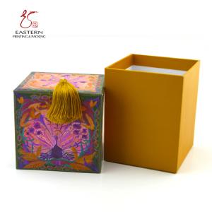 Candle Packaging Box With Tassel Lid