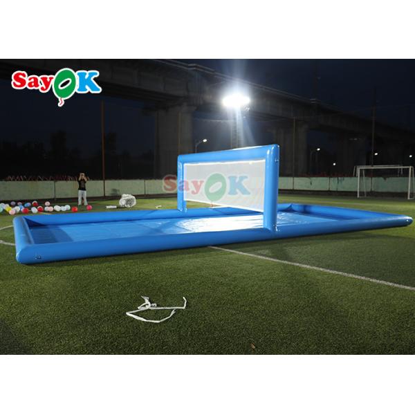 Water Park Games Large Pool Inflatable Volleyball Field Inflatable Water Tennis Court For Sport Games