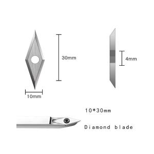 Diamond Cutting Edge Carbide Woodturning Cutters 10pcs with screws Standard