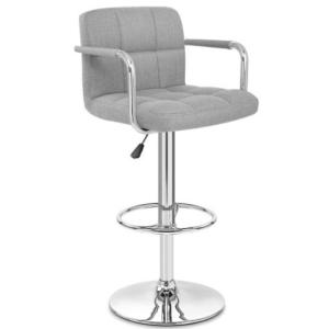 Cheap Comfortable Padded Fabric Bar Height Stools for sale