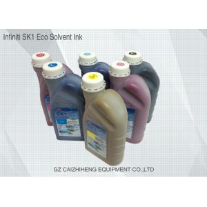 1 Liter Original Eco Solvent Ink Vibrant CMYK / LC / LM 6 Color Infiniti SK1