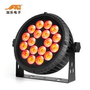 18x18w RGBWA UV 6 In 1 LED Flat Par Light High Brightness DMX Control