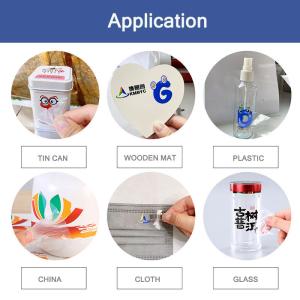 300mm UV printer with I3200U1 printheads support CMYK+W+V Bright and colorful