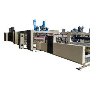 High Speed Rotary Flexo Folder Gluer Slotter Inline With Die Cutter