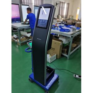 12.1inch floor standing capacitive touch screen kiosk with THERMAL printer built