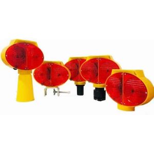 ROADSAFE JSD11 Dual-Color Red/Blue Flashing LED Solar Traffic Warning Lamp –