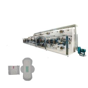 China Hot Selling Full servo disposable menstrual pads machine with Longitudinal Folding System on sale