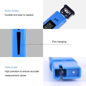 LR44 Batteries LCD Pen Aquarium Pool Digital PH Meter