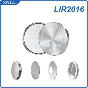 Cheap LIR2016 3.6V Rechargeable Coin Cell Battery with 20mm Diameter and 1.6mm Thickness for Device Research &amp; Experiments for sale